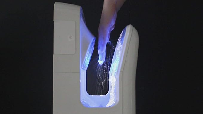 AIKE HEPA Filtered Vertical Hand Dryer Premium, 110-130V White Model AK2005H
