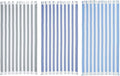 LANE LINEN 3 Pack Oversized Beach Towels, 39"x71", Quick Dry - Ocean Depth | Classic Cabana Stripe - Soft Pre-Washed Cotton Blend - Lightweight & Packable - Great For Pool, Swim & Travel - Pool Day