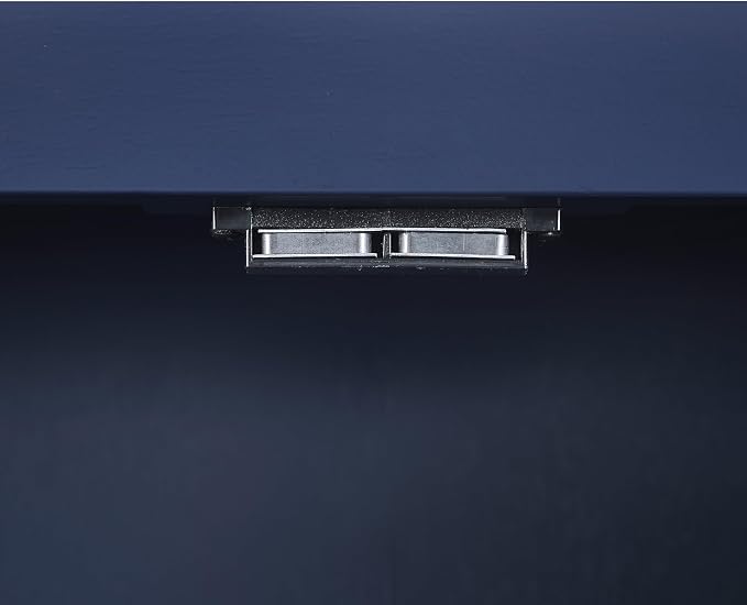 Crosley Furniture Savannah Wall Mounted Bathroom Storage Medicine Cabinet with Shelves, Navy