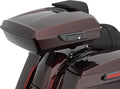 Advanblack Road Glide Tour Trunk Pack Midnight Crimson Razor Tour Trunk Pack Backrest Pad for '97-'25 Harley Touring Road King Street Glide Electra Glide CVO models