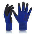 DEX FIT Nitrile Work Gloves FN330, 3D Comfort Fit, Touchscreen Grip Gloves for Warehouse, Construction, Package Handling, Delivery & General Work, Men & Women, Blue, S, 12 Pairs
