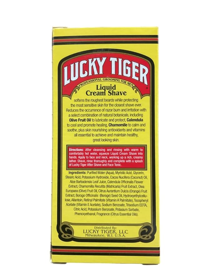 Lucky Tiger Liquid Shave Cream 5 Fz