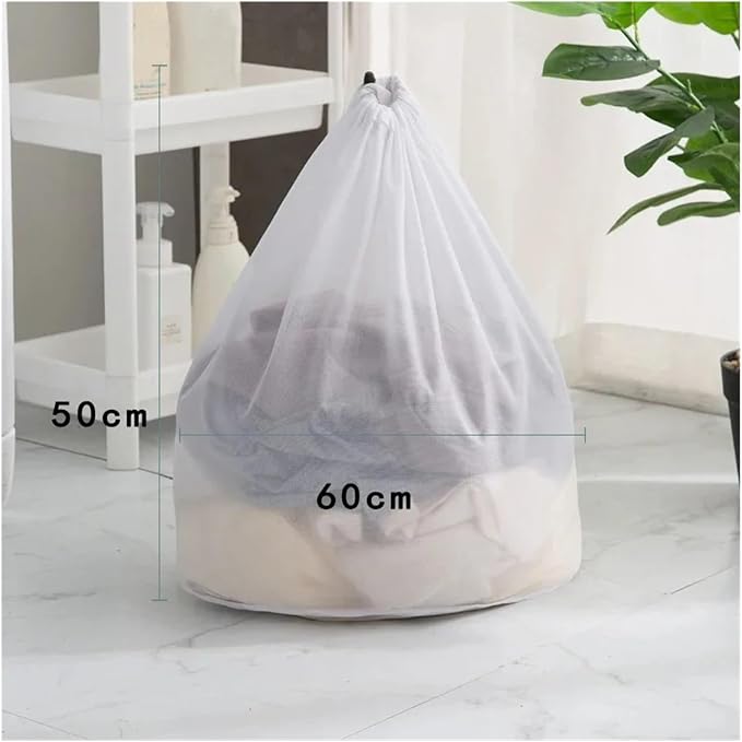 1-4PCS Household Storage Washing Laundry Bag Mesh Organizer Net Bra Socks Underwear Shoe Storag Wash Machine Cover Clothes(A 40x50cm,6pcs)