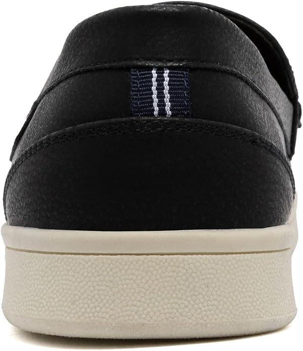 Nautica Men's Slip-On Loafers Casual Moc Toe Sneakers Boat Shoes Slipper for Men – Lightweight & Comfortable - Derwin