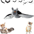 Flying Bat Toy for Dogs & Cats, Flapping Wings Interactive Pet Toy，1 | Flapping bat toy with chirping engages cats and dogs, mimics real flying motion. Cute interactive pet teaser