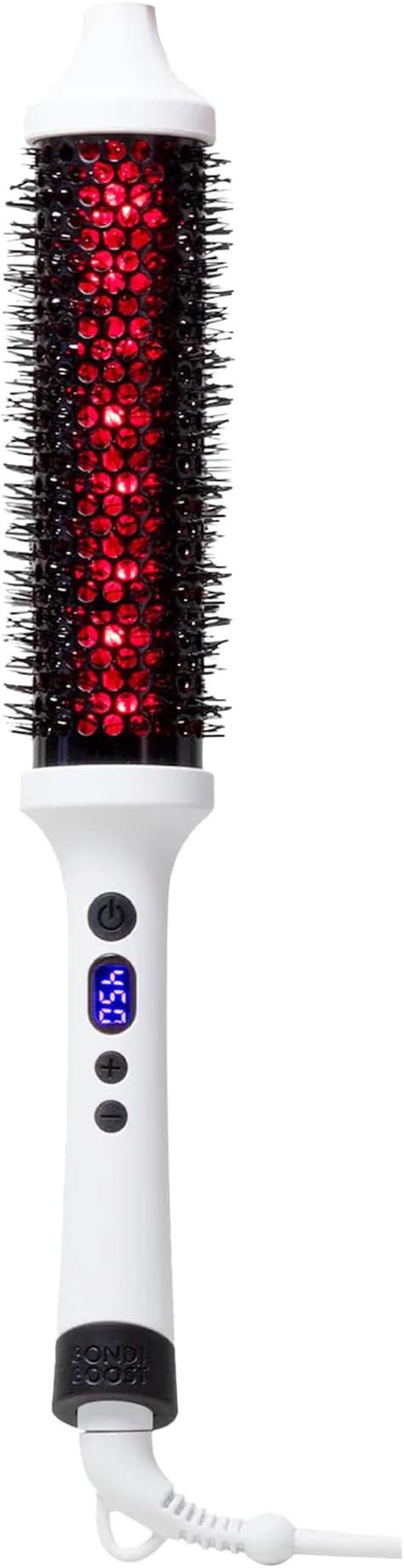 BONDIBOOST Infrared Long Barrel Thermal Brush, Heated Thermal Round Brush for Longer & Thicker Hair Types, Dry Styling for Instant Volume, Less Hair Breakage + Minimizes Snags, Frizz-Free
