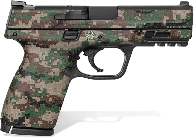 Decal Grip for Smith & Wesson M&P M2.0 9mm/.40 4" Compact (Digital Camo - MC Woodland)