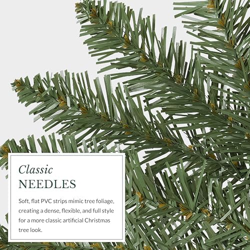 Balsam Hill 12ft Pre-Lit Berkshire Mountain Fir - Slim Artificial Christmas Tree with 1500 Multi Color LED Lights, Easy Plug Technology & Premium Stand for Majestic Spaces