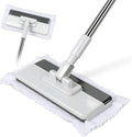 Masthome Clamp Mop Compatible with Swiffer Wet Jet Mops, 50" Stainless Steel Handle Mini Mop for Hardwood, Tile, Laminate, Marble, Wall, Window, Multi-Surface Floor Cleaning