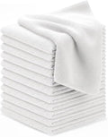 Avalon Towels Microfiber Cleaning Cloths (Value Pack of 12) - Size 12 x 12 Inches, Highly Absorbent Cleaning Rags, Lint Free, Reusable and Washable, Microfiber Towels for Cars