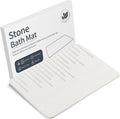 Veeloim Stone Bath Mat Diatomaceous Earth Bath Mat Non-Slip Quick Drying Diatomite Stone Shower Mat Natural Easy to Clean23.6 * 15.4"