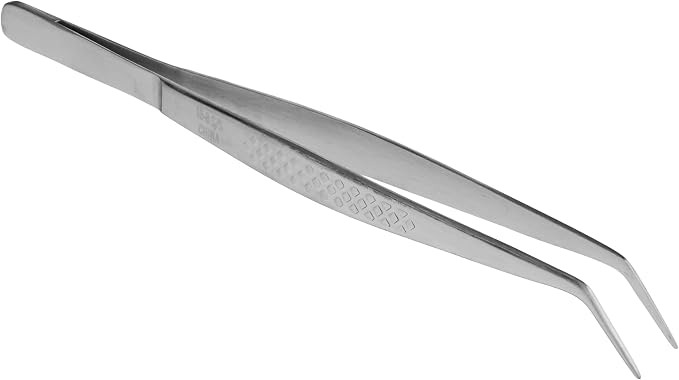 Mercer Culinary18-8 Stainless Steel Precision Plus Chef Plating Tong, Fine Point, 6-1/8 Inch