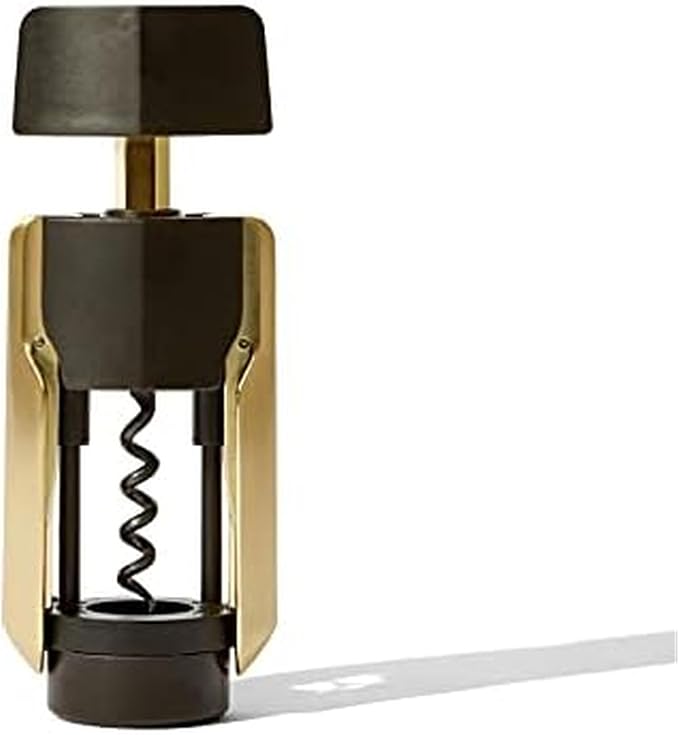 RBT Premium Wing Corkscrew Bottle Opener, Black, Fits Most Wine Bottles