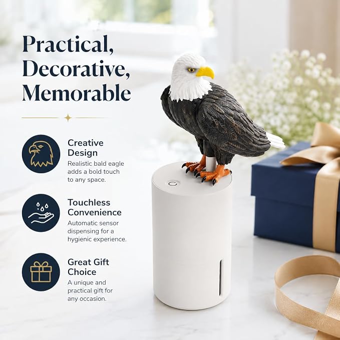 Bald Eagle Automatic Foam Soap Dispenser for Bathroom Kitchen