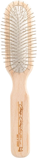 Chris Christensen 27 mm Oblong Pin Dog Brush, Original Series, Groom Like a Professional, Stainless Steel Pins, Lightweight Beech Wood Body, Ground and Polished Tips