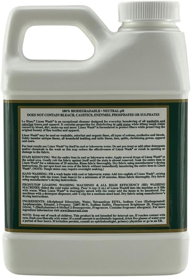 Le Blanc® Evergreen Woods Laundry Wash – Luxury Laundry Cleanser for Everyday Clothing- 16 oz. (1 pack)