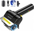 Electric Grill Brush for Outdoor, 2000mAh Upgraded BBQ Grill Cleaner, Cordless Rotary Grill Grate Cleaner with 150Mins Runtime, Safe for All Grills, BBQ Gift for Father's Day