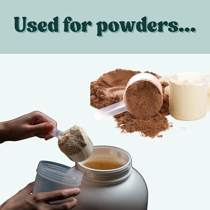 1/2 Tablespoon (1.5 Teaspoon | 7.5 mL) Long Handle Plastic Measuring Spoon for Coffee, Protein Powder, Pet Food, Spices, Grains, Dry Goods – Food-Grade BPA-Free (Pack of 100)