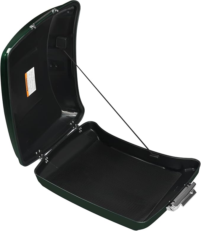 5.5" Razor Motorcycle Trunk W/Latch Key Fit For Harley 2014-2025 Touring CVO Road King Street Glide Electra Glide Ultra Limited Pack Deep Jade Pearl