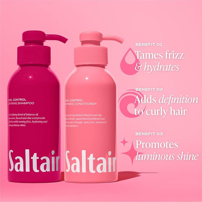 Saltair - Curl Control Haircare Set - Shampoo and Conditioner