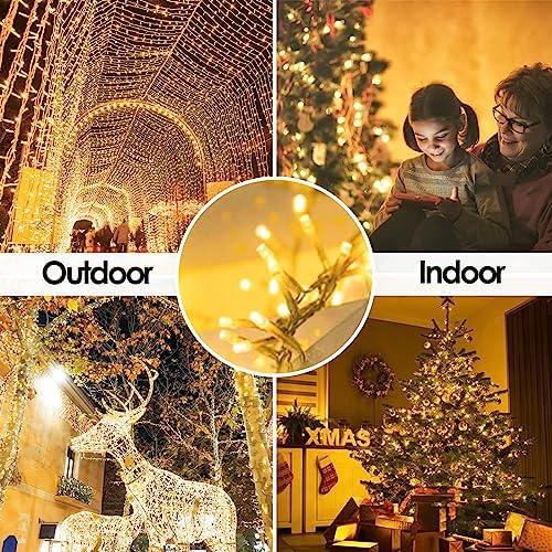 300 LED String Lights, 99FT Extra-Long Christmas Lights Outdoor Indoor
