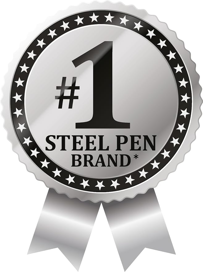 Zebra Pen F-701 Ballpoint Black Ink Fine Point 0.8mm Pen, Heavy Duty, Durable Stainless Steel Barrel, Knurled Grip, Silent Retractable Plunger, Ideal for Tactical Use, 1-Pack (29411)