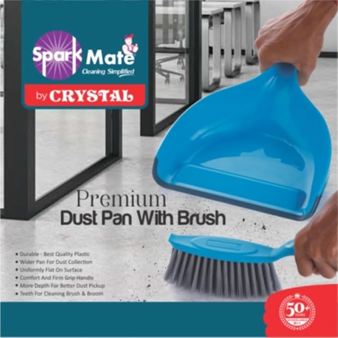 Premium Dust Pan with Brush