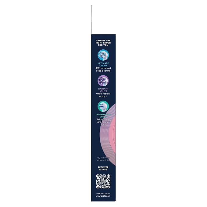 Oral-B iO Series Gentle Care, Original Replacement Round Brush Heads, Angled Bristles for Deeper Plaque Removal, Softer Brush Head for Sensitive Gums