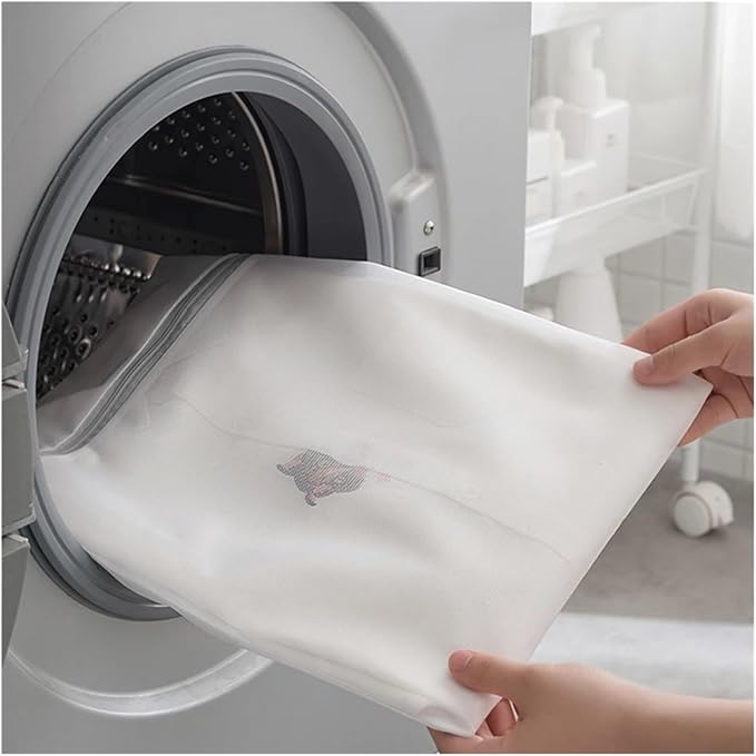 4PCS/1PC Mesh Laundry Bag Laundry Wash Bags Coarse Net Laundry Basket Laundry Bags For Washing Machines Mesh Bra Organizers(M-1PC)