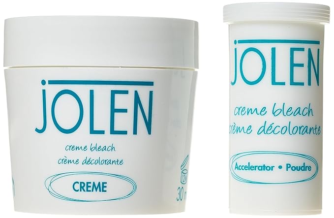 Jolen creme bleach lightens dark hair 30ml (6 Pack)