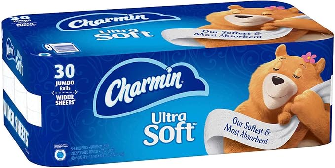 Charmin Ultra Soft Bathroom Tissue 30 Jumbo Rolls