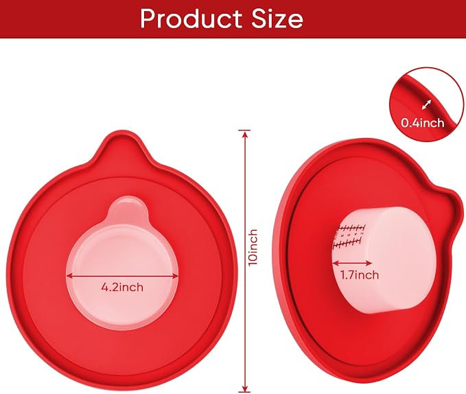 Glass Bowl Compatible With KITCHENAID Stand Mixer,5QT,With Red Lid Compatible with Artisan 5KSM125, 5KSM150, 5KSM175, 5KSM7580, KSM150, RRK150 and More Models for Simple Attachment