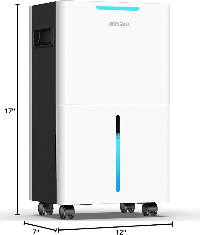 1500 Sq. ft Dehumidifier for Basement and Large Room, 21 Pints Dehumidifiers for Home with Drain Hose, Intelligent Humidity Control, 3 Modes, 24H Timer, Ideal for RV, Bathroom, Bedroom