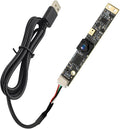 SVPRO 8MP USB Lightburn Camera Module with Microphone, 105°(H) UVC Webcam | 4K USB Camera Module Fixed Focus Wide Angle Laser Engraver Cam for Computer, Raspberry Pi