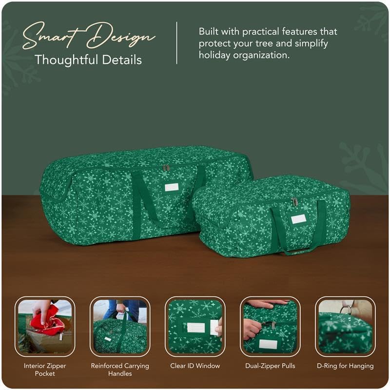 Covermates Christmas Tree Duffel Bags, 2-Pack, Fits 3 ft & 5 ft Trees
