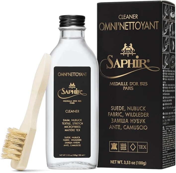 SAPHIR Medaille d’Or Omni’Nettoyant - Nubuck & Suede Cleaner Shoe Shampoo