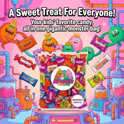 Chocolate and Candy Party Favor Mix - 10 lb Pinata Stuffers - Goodie Bag Stuffers for Kids Party Favors - Chocolate Candy Variety Pack Bulk - Bulk Individually Wrapped Candies