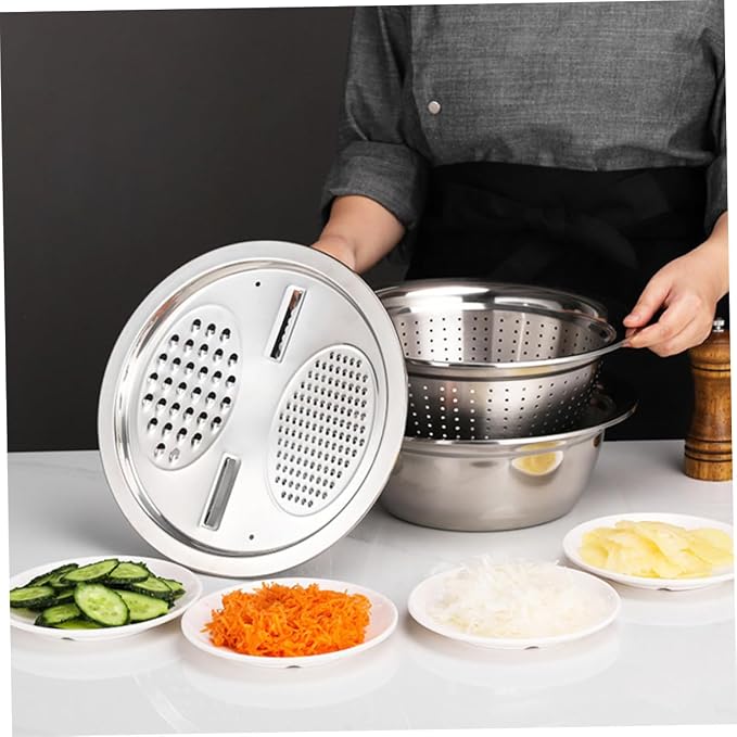 Ergonomic Vegetable Peeler Grater Dish Pan Spiralizer for Veggies Fruit Peeler
