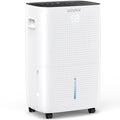 Waykar 150 Pint 7,000 Sq.Ft Dehumidifier for Basement & Home, Large Room, Smart Compressor Dehumidifier with Drain Hose & Tank for Commercial, 30%-80% Humidity Control, 92° Auto Swing, Auto Defrost.