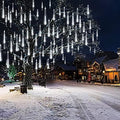 Weepong Christmas Lights Outdoor 16 Tubes 384 LEDs Meteor Shower Lights