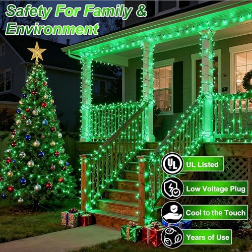 750 LED 240FT Christmas String Lights Outdoor, 12 Pro Modes with Timer