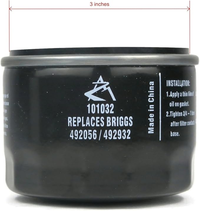 The ROP Shop Set of 12 Lawn Mower Oil Filters for Rotary 12861, New Holland 1205001, 492932