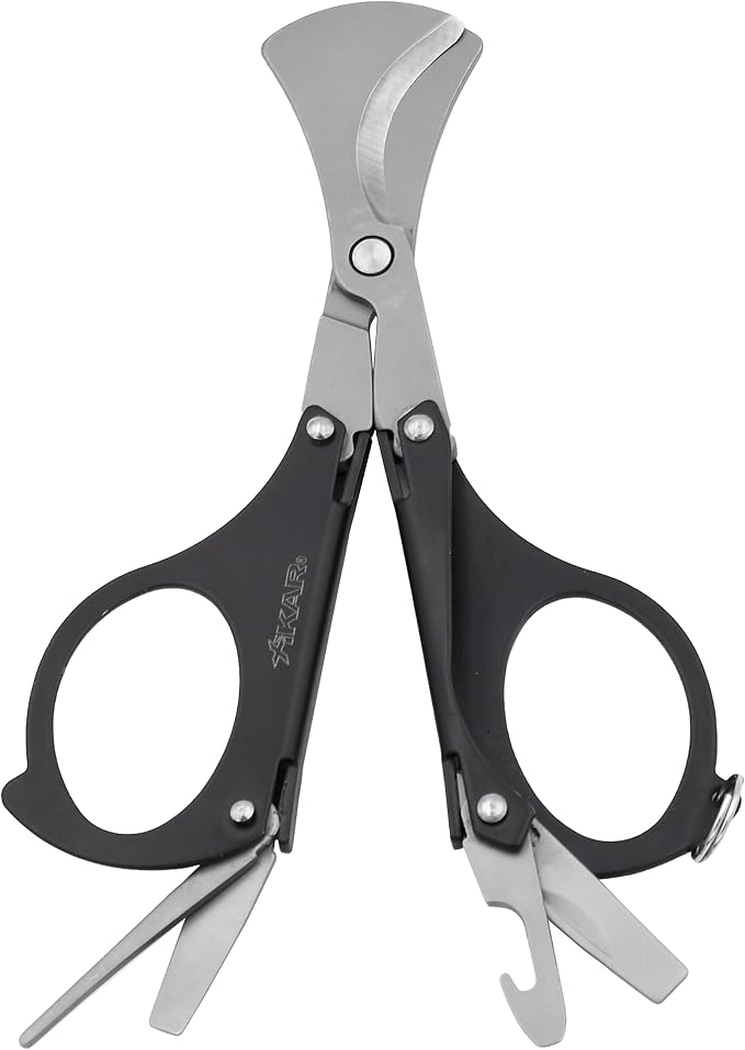 XIKAR MTX Cigar Scissors, Multi-tool, Black
