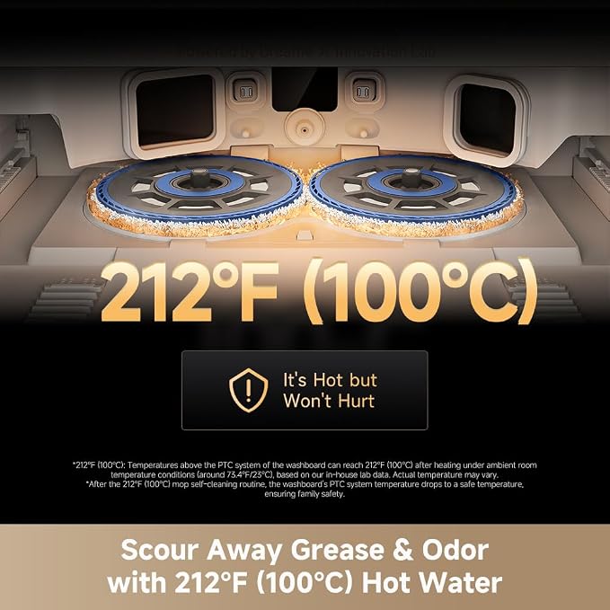 DREAME Matrix10 Pro Robot Vacuum and Mop, Featuring Multi-Mop Switching Dock, Three-Solution Compartment, Detangling Brush, 30,000Pa Suction, 212°F (100℃) Mop Self-Cleaning White