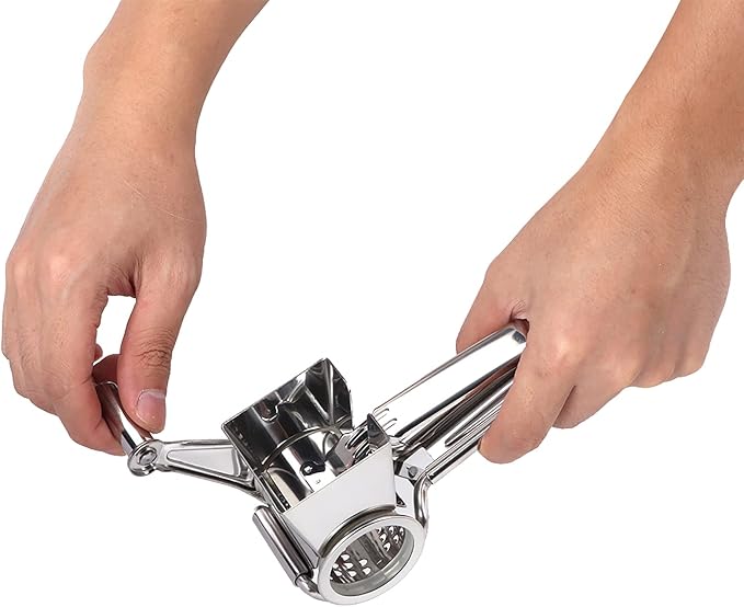 Cheese Grater, Stainless Steel Grater Vegetables Cutter Cheese Grater with Container Stainless Steel Used for Family Kitchen 1 X Cheese Grater Peeler