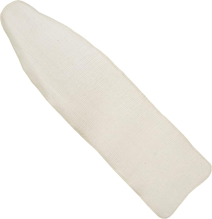 RITZ Professional Heavyweight Ironing Board Pad, Padded Cover Fits Standard Sized 54" Ironing Boards, Natural Cotton (Ironing Board Not Included)
