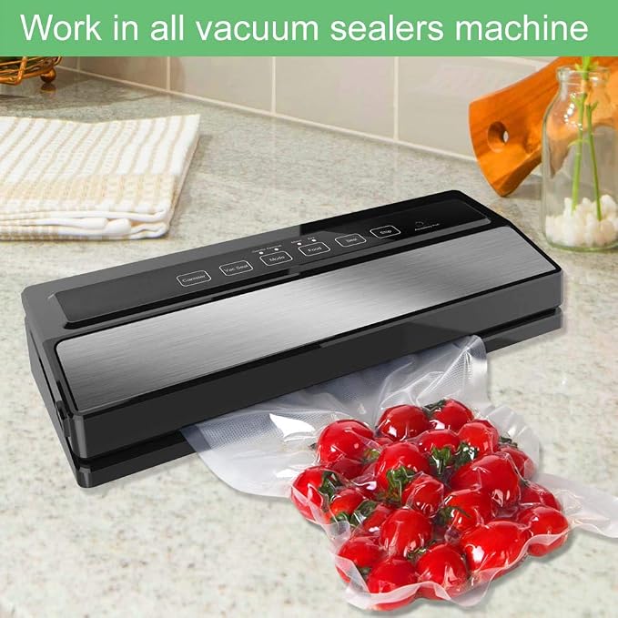 O2frepak 2Pack 11x50' Vacuum Sealer Seal a Meal Bags Rolls with BPA Free