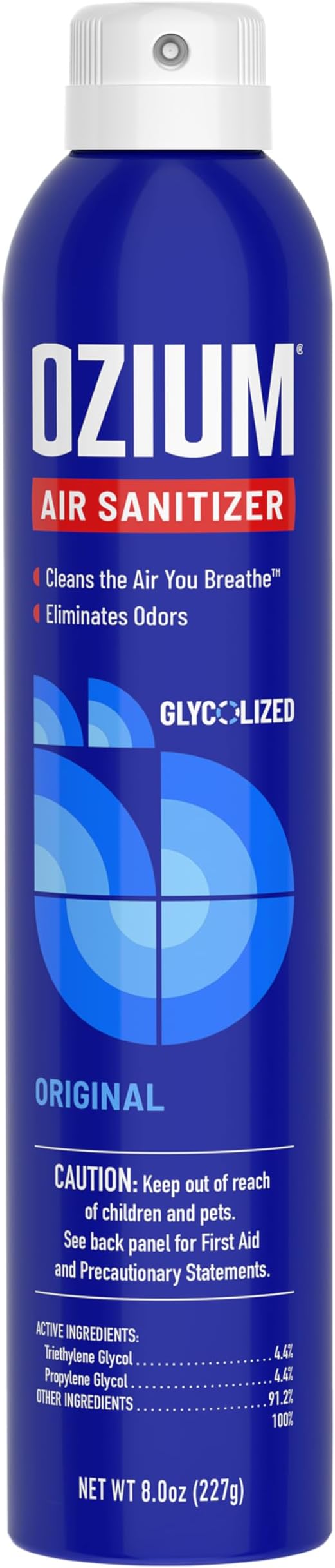 Ozium 8 Oz. Air Sanitizer & Odor Eliminator for Homes, Cars, Offices and More, Original Scent, Pack of 1