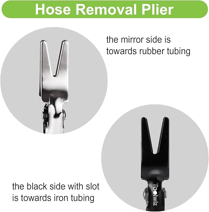 Toolwiz Automobile Hose Removal Pliers, Auto Fuel, and Vacuum Line Tube Hose Remover Pliers, Separator Tools Pipe Repairing Tool for Marine, Oil, Hosepipes Vehicle