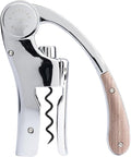 L'Atelier du Vin Oeno Motion Silver & Wood Lever Corkscrew | Luxury Wine Bottle Opener Premium Gift Box Hand Made Wine Tasting Accessories, Sommelier, Bartenders, Table Centerpiece Designed In France